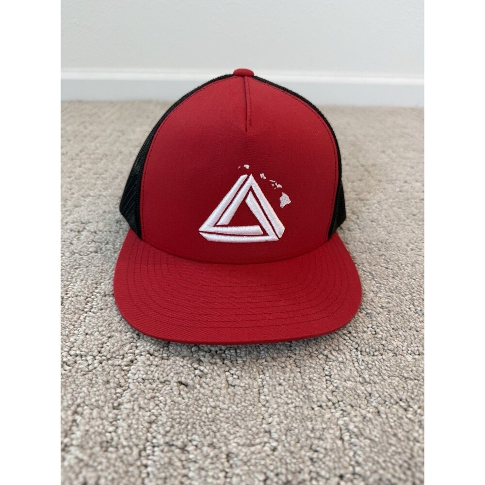 Maui Jiu Jitsu Academy Hat Red Black Snapback BJJ Trucker Cap Luis Lemonhead YP